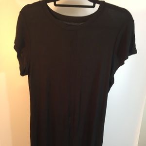 Free people black T-shirt dress